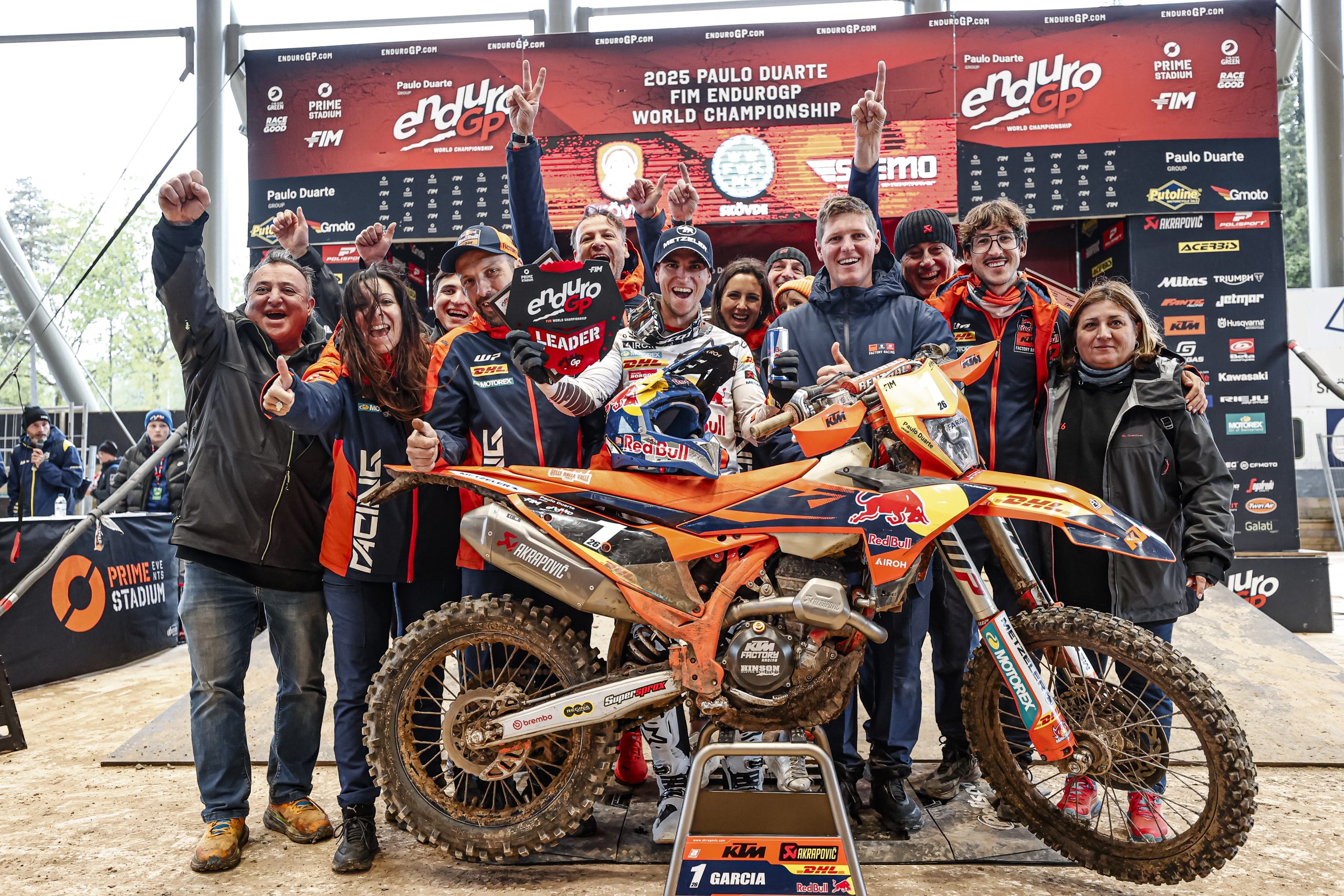 Josep Garcia celebrando su victoria. Andrea Belluschi | Future7Media