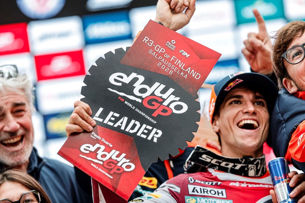 Josep García liderando una especial del Mundial de EnduroGP en Finlandia