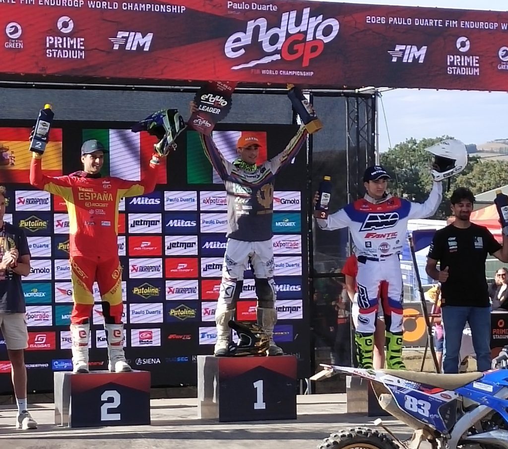 Yago Domínguez, piloto DonJoy, en la última cita del Mundial EnduroGP Youth 125cc en Gales