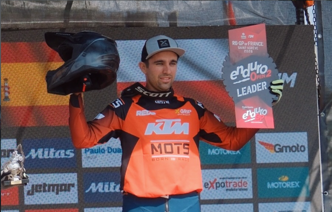 Jordi Quer compitiendo en la Copa del Mundo FIM Enduro Open 2 Tiempos 2026